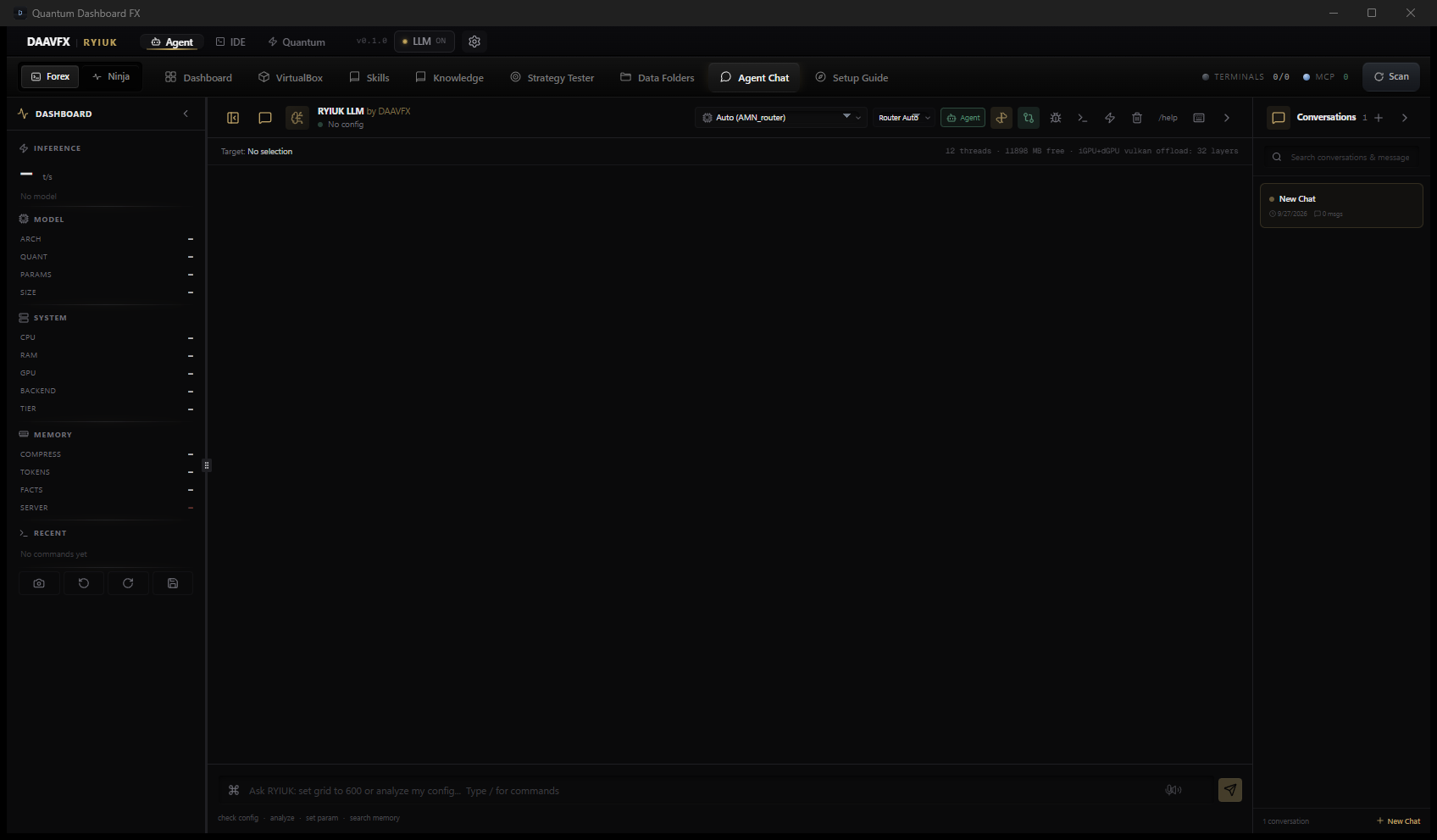 Quantum Dashboard FX - agent realm
